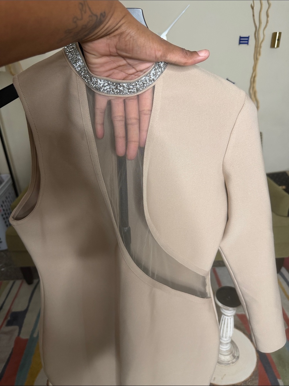 Feeling Expensive Bandage Mini Dress - Picture 3 of 7